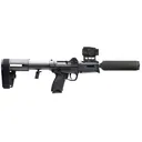 Kel-Tec Sub-SDP, 9mm, 6 Barrel, 1- 17rd Magazine, Pistol w/ Green Dot + Suppressor - KelTec
