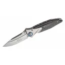Microtech Socom Bravo Single Edge Standard Titanium Handle Carbon Fiber Scales Knife - Microtech Knives
