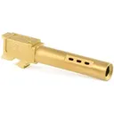 Zaffiri Precision Flush and Crown Ported Pistol Barrel Glock 19 Gen 1-4 ZPS.P and ZPS.4 Slide 9mm 1/10 Twist 416R Stainless Steel Titanium Nitride. High quality performance you demand with an easy drop-in barrel upgrade. Please note that this barrel is. - Zaffiri Precision