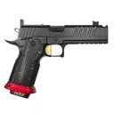 Masterpeice Arms DS9-TC Hybrid 9mm 4.6 Compensated Barrel 2x Mags RMR Ready Gold Trigger Red Magwell Pistol - MasterPiece Arms