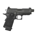 Staccato 2011 CS (V3), 9mm, 3.5 DLC Threaded Bull Barrel, 2 Magazines, AL Frame w/ Compact Grip, Optics Ready, DLC Slide, Flat Trigger, Pistol - Staccato