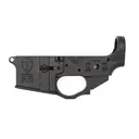 SPIKES TACTICAL STRIPPED LOWER RECEIVER MULTI CAL, CRUSADER LOGO--COSMETIC BLEM - Spikes Tactical