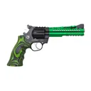 Korth Super Sport GTA, .357mag/9mm, 6 Barrel, 6rd Cylinder, Black/Green, Revolver - Korth