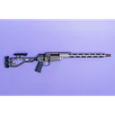 Q, LLC. .308 Win Fix Bolt Action 1:10 Twist 16" Bbl Blue Accent Rifle w/ Proof Carbon Barrel and Folding Stock FIX-308-16IN-BLU-CPROOF - Q