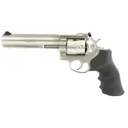 Ruger GP100 Standard, Double Action, Revolver, 357 Magnum, 6 in Barrel, Stainless Steel, Satin Finish, Silver, Hogue Monogrip, Ramp Front and Adjustable Rear Sights, 6 Rounds, KGP-161 01707 - Ruger