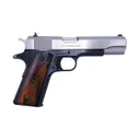 Colts Manufacturing 1911C, TALO, Semi-auto, 1911, Full Size, 38 Super, 5 in Barrel, Black Frame, Silver Slide, Steel Construction, Wood Grips, 9 Rounds, 1 Mag O1911C-38-JAL-HG - Colt