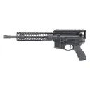Spikes Tactical Bi-Axial Enhanced, Semi-automatic, AR Pistol, 223 Remington/556NATO, 11.5 in Cold Hammer Forged Barrel, A2 Flash Hider, Black, 9 in M-LOK Handguard, Aviator Arms Bi-Axial Enhanced Recoil Device, No Magazine STP5323-CM9F - Spikes Tactical