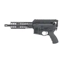 Spikes Tactical Bi-Axial Enhanced, Semi-automatic, AR Pistol, 223 Remington/556NATO, 8.1 in Cold Hammer Forged Barrel, A2 Flash Hider, Black, 7 in M-LOK Handguard, Aviator Arms Bi-Axial Enhanced Recoil Device, No Magazine STP5123-CM7F - Spikes Tactical