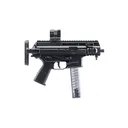 B&T APC9K 9mm 4.33" Bbl Glock Lower Black Short Barrel Rifle w/Telestock (NFA) BT-361765-02-SBR-G-TS - B&T