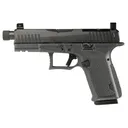 Lone Wolf Distributors Dusk19, Striker Fired, Semi-auto, Polymer Frame Pistol, Compact, 9mm, 4.6 in Threaded Gray Barrel, Matte Finish, Gray Slide and Barrel, RMR Compatible Optic Cut, Front Night Sight/ Black Rear, 15 Rounds, 1 Mag LWD-DUSK19-GG-Gra - Lone Wolf