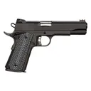 Rock Island 51623 Rock Ultra FS 9mm Luger Caliber with 5 in Barrel, 10+1 Capacity, Overall Black Parkerized Finish Steel, Beavertail Frame, Serrated Slide & Black/Gray G10 Grip, Pistol - Armscor Firearms