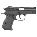 Tanfoglio TFCOMBATC9 Combat Compact Frame 9mm Luger 13+1, 3.62 in Stainless Steel Barrel, Black Serrated Steel Slide & Frame w/Beavertail, Black Polymer Grip, Pistol - Ifg
