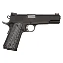 Rock Island 51486 Rock Ultra FS 45 ACP Caliber with 5 in Barrel, 8+1 Capacity, Overall Black Parkerized Finish Steel, Beavertail Frame, Serrated Slide & Black/Gray G10 Grip, Pistol - Armscor Firearms