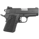 Rock Island 51577 BBR Compact 45 ACP 10+1, 3.10 in Black Steel Barrel, Black Parkerized Serrated Slide, Black Parkerized Steel Frame w/Beavertail, Black G10 Grip, Pistol - Armscor Firearms