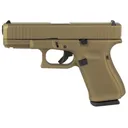 Glock 19 GEN 5, Semi-automatic, Striker Fired, Compact, 9MM, 4.02 in Barrel, Front Serrations, Cerakote Finish, Burnt Bronze, 15 Rounds, 3 Magazines PA195S204-BB - Glock