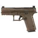 Lone Wolf Distributors Dusk19, Striker Fired, Semi-auto, Polymer Frame Pistol, Compact, 9mm, 4.02 in Black Barrel, Matte Finish, Bronze Slide and Brown Frame, RMR Compatible Optic Cut, Front Night Sight/ Black Rear, 15 Rounds, 1 Mag LWD-DUSK19-ORB - Lone Wolf