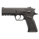 Tanfoglio IFG TFFORCEP9 Defiant Force Plus 9mm Luger Caliber with 4.40 in Barrel, 16+1 Capacity, Overall Black Finish, Picatinny Rail/Beavertail Frame, Serrated Steel Slide & Polymer Grip, Pistol - Ifg