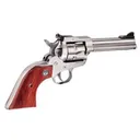 Ruger Single Six Model KNR4 Convertible Revolver 0627, 22 LR | 22 Magnum, 4.63 in, Stainless / Wood, 6 Rd, Adj Sights - Ruger