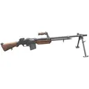 Ohio Ordnance Works, Inc 1918 Browning Automatic Rifle, Self Loading Rifle, Semi-automatic, 30-06, 24 in Barrel, 1:10 Twist, Flash Hider, Black Phosphate Finish, Walnut Stock, 1:10, 20Rd, Leaf type rear sight with open U-notch battle sight 1918A3-02 - Ohio Ordnance Works