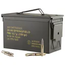PPU PP3006GMC Standard 30-06Springfield 150gr Full Metal Jacket/500rds *Sold by Case *Includes Metal Can Centerfire, Rifle Ammunition - Prvi Partizan