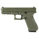 Glock 17 GEN 5, Semi-automatic, Striker Fired, Full Size, 9MM, 4.49 in Barrel, Front Serrations, Cerakote Finish, Olive Drab Green, 17 Rounds, 3 Magazines PA175S204-OD - Glock