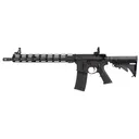 Raptor Defense RD10360 RD-15 300 Blackout 30+1 16, Black, Billet Rec, 15 M-Lok Handguard, M4 Style Stock with QD Mount, A2 Grip, Flip-Up Sights, Ambi Trigger, A2 Flash Hider, Includes Soft Case, Rifle - Raptor Defense
