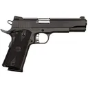 Rock Island 51431 Rock Standard FS 45 ACP Caliber with 5 in Barrel, 8+1 Capacity, Overall Black Parkerized Finish Steel, Beavertail Frame, Serrated Slide & Black Rubber Grip, Pistol - Armscor Firearms
