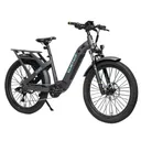 QuietKat Inc VIL-50-DNM-16 Villager Denimt Small/Med Framet Shimano 7-speedt 500 Watt Motort 20 mph Speed - Quietkat