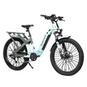 QuietKat Inc VIL-50-MNS-16 Villager Moonstonet Small/Med Framet Shimano 7-speedt 500 Watt Motort 20 mph Speed - Quietkat