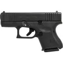 Glock 27, GEN 5, Semi-automatic, Striker Fired, Sub-Compact, 40 S&W, 3.43 in, Black, Polymer, 9 Rounds, 2 Mags, Fixed Sights, DLC G275US - Glock