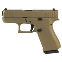 Glock 43X, Semi-automatic, Striker Fired, Sub-Compact, 9MM, 3.41 in Barrel, Cerakote Finish, Burnt Bronze, 10 Rounds, 2 Magazines PX4350204-BB - Glock