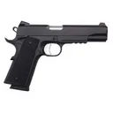 Tisas 1911DB9R 1911 Duty 9mm Luger Caliber with 5 in Barrel, 9+1 Capacity, Black Cerakote Steel with Picatinny Rail & Beavertail Frame, Serrated Black Cerakote Steel Slide, & Black Polymer Grip - Tisas