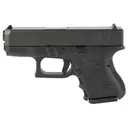 Glock 33, Semi-automatic, Striker Fired, Sub-Compact, 357 Sig, 3.43 in, Black, Interchangeable, 9 Rounds, 2 Mags, Fixed Sights, Polymer, Matte G33AUT - Glock