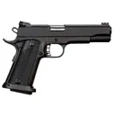Rock Island 52009 Rock Ultra FSHC 10mm Auto Caliber with 5 in Barrel, 16+1 Capacity, Overall Black Parkerized Finish Steel, Beavertail Frame, Serrated Slide & Black G10 Grip, Pistol - Armscor Firearms