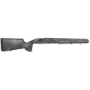 Iota Outdoors 13C1211100153081211 EKO Matte Large Pattern Midnight Gray with Clear Coat Carbon Fiber Fixed with Tikka Factory Sporter Barrel Contouring for Tikka T3 Right Hand - Iota Outdoors