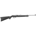 Ruger 10/22 Takedown, Semi-automatic Rifle, 22 LR, 18.5 in Takedown Barrel, Clear Matte Stainless Steel Finish, Black Synthetic Stock, Adjustable Rear & Bead Front Sight, 10 Rounds, Ballistic Nylon Case 11100 - Ruger