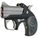 Bond CABU Backup CA Compliant Derringer, 9mm, 2.5 in BBL, Single Act, Black Rubber Grips, Blade Front, Fixed Rear Sights, Black Finish, 2 Rds - Bond Arms