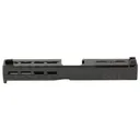 Sylvan Arms Complete Custom Slide, Trijicon RMR Slide Cut, For Glock 17 GEN3, DLC Finish, Black, Includes Internals, Sights, RMR Cover/Adapter Plate, RMR Locating Pins and Plate Screws GL17G3SK - Sylvan Arms