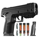 Byrna Technologies LK68300-1-BLK-PEPPER Byrna Le Pepper Kit CO2 .68 7rd Black Rubber Grips - Byrna