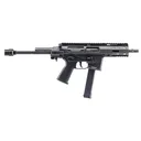 B&T SPC9, Semi-automatic Pistol, 9MM, 8.9 in Barrel, 3-Lug Muzzle, Polymer Receiver, Black, Ambidextrous Controls/Safety, Front/Rear Flip Up Sights, Glock Magazine Compatible, 32 Rounds, 1 Magazine, Includes Hard Case BT-500003-G - B & T Firearms