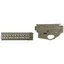 Spikes Tactical Punisher Lower/Upper Receiver Set, Semi-automatic, 223 Remington/556NATO, Cerakote Finish, Patriot Brown, Includes 9 in SAR3 Rail STS1615-PB9S - Spikes Tactical