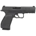 Tara Tactical Usa TM-9 TM-9 9mm Luger 4.50 in 17+1 Black Polymer Frame Black Stainless Steel Slide with Front & Rear Serrations Stippled Black Polymer Grip Includes 3 Mags & DARE Trigger System - Tara Tactical