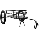 Bakcou E-bikes AFCT Cargo EBike Trailer Includes Kickstand Black 70 - Bakcou