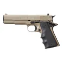 Chiappa 401120 1911-22 22 LR 10+1, 5 in Black Steel Barrel, Tan Serrated Slide, Tan Aluminum Frame w/Beavertail, Black Hogue Rubber Finger Grooved Grip, Manual Thumb Safety, , Pistol - Chiappa Firearms