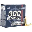 Fiocchi 300BARD1 Range Dynamics 300 Blackout 150 gr Full Metal Jacket Boat Tail 100 Per Box/ 5 Cs - Fiocchi