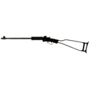 Chiappa 500145 Little Badger Full Size 17 HMR 1 Shot, 16.50 in Black Cerakote Steel Threaded Barrel, Black Cerakote Quad Picatinny Receiver, Black Cerakote Underfolding Wire Frame Stock, , Rifle - Chiappa Firearms