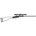 Chiappa Firearms Little Badger Single Shot, 22LR, 16.5 in Threaded Barrel, 1/2x28, Olive Drab Green Accents, Wire Stock, Picatinny Forend, 1 Round 500.232 - Chiappa Firearms