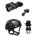 Armasight NAMPVS1401G9DA1KIT PVS-14 Night Vision Monocular Black 1x 27mm Generation 3 64-72 Ip/mm Resolution Features Helmet Mount - Armasight