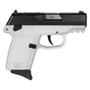 SCCY Industries CPX1CBWTRDRG3 CPX-1 Gen3 RDR 9mm Luger 10+1 3.10 in White Polymer w/Picatinny Rail Serrated Black Nitride SS Slide White Polymer Grip, Pistol - Sccy