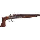 Davide Pedersoli 020S642410 Howdah Vintage 45 Colt (LC)/.410 gauge 2rd 10.25 Octagon Barrel, Color Case Hardened Frame, Walnut Furniture, Double Trigger with Side-Lock Exposed Hammers, Break-Action Handgun - Pedersoli